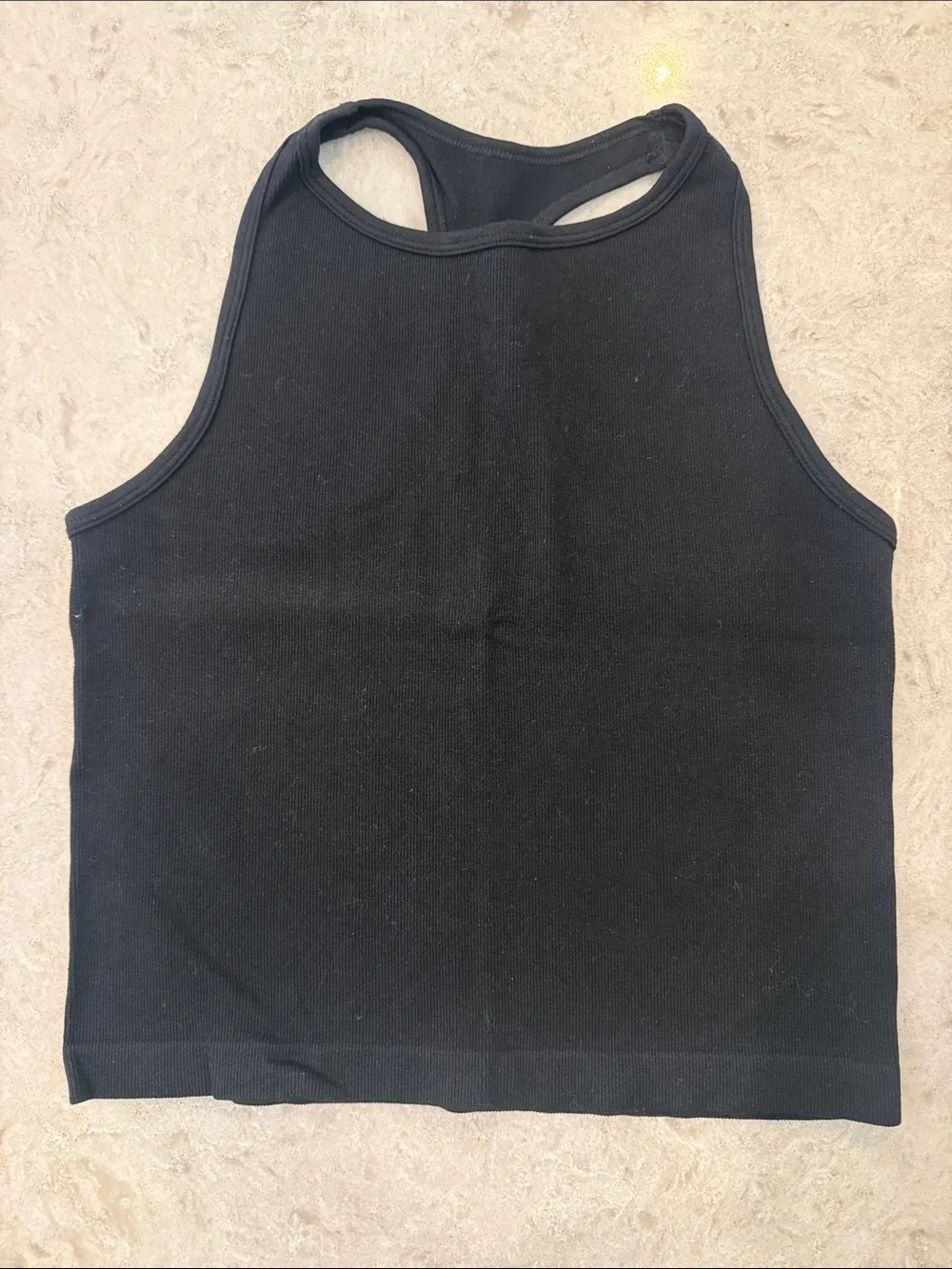 Free People Black Racerback Tank Top